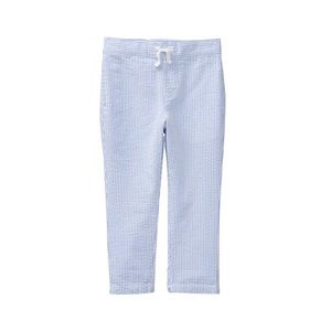 NWT Janie and Jack blue seersucker pants